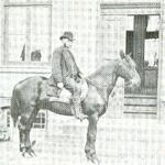 Johannes Theodor Suhr til hest